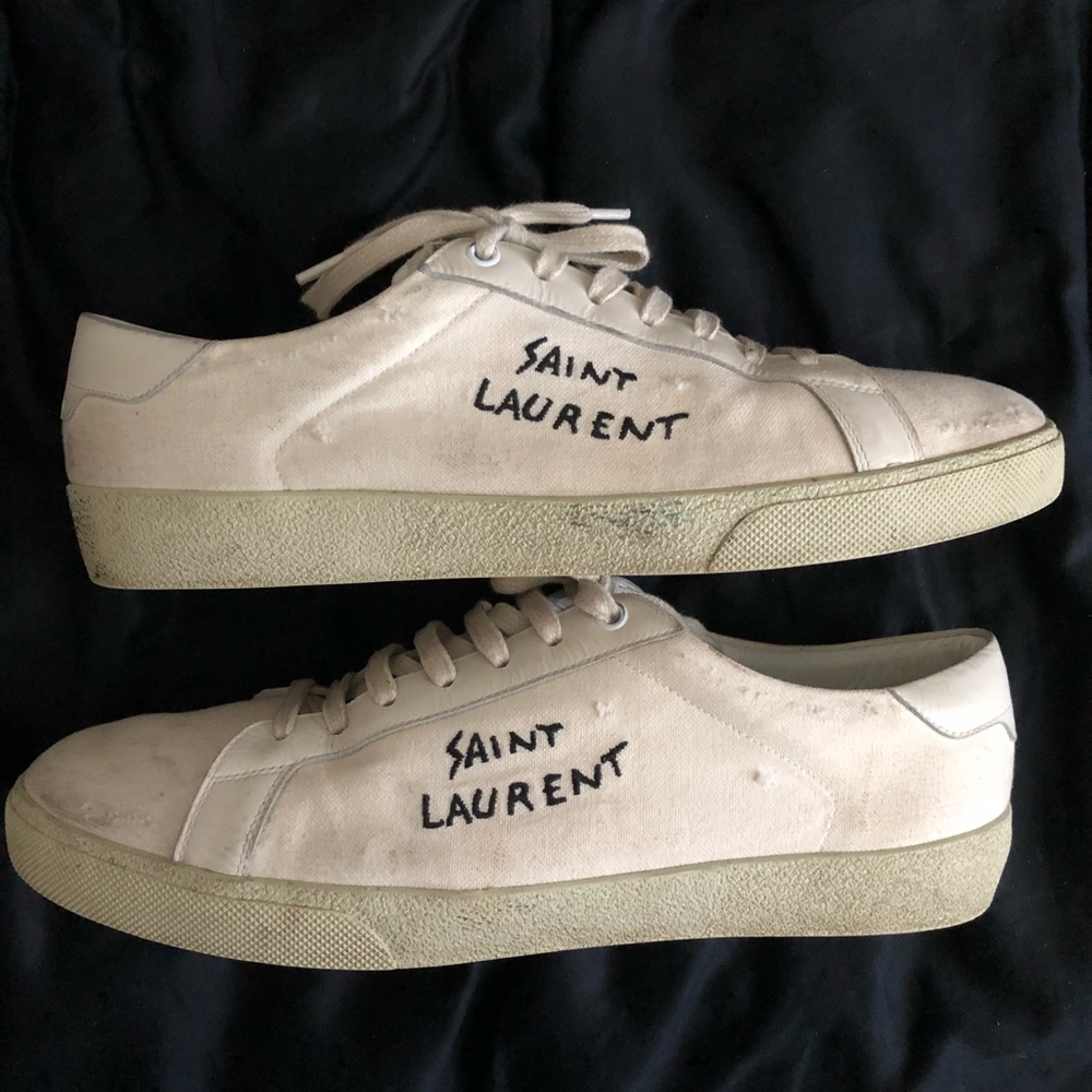 Embroidered Saint Laurent Men’s Shoes 11